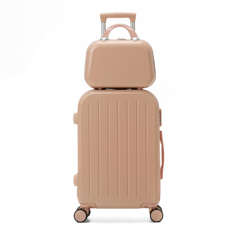 20-Inch Lightweight Spinner Suitcase: Stylish, Compact, with Combination Lock, Unisex Design and High-Quality Wheels for Easy Travel.