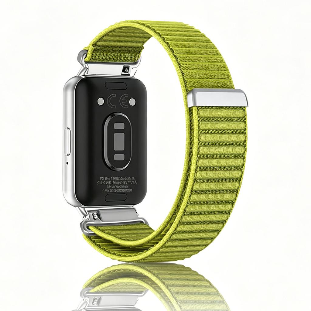 Para Samsung Galaxy Fit 3 Correa de Metal+Nylon para Accesorios de Smartwatch Samsung Fit3 Pulsera para Fit 3 SM-R390 Correa de Pulsera
