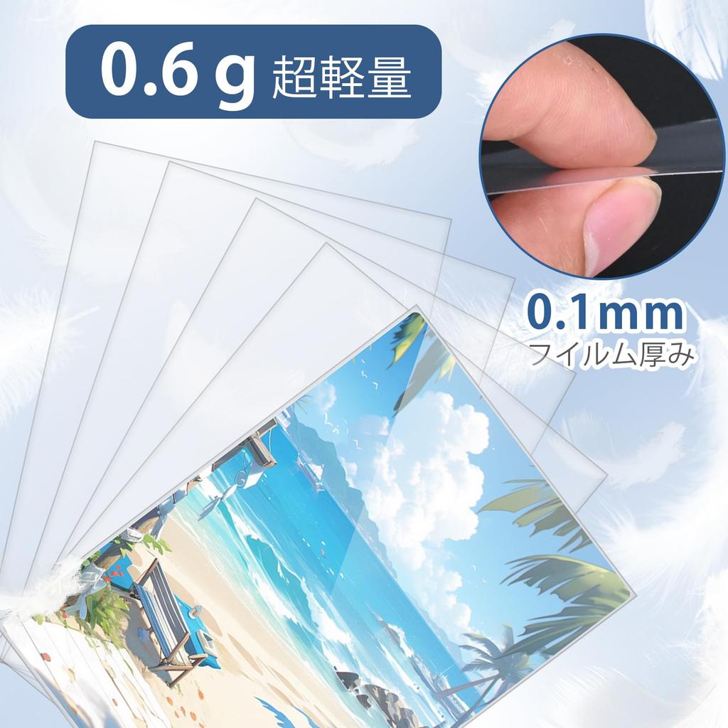 Belső tok Egyrétegű kártyatartó Tökéletes méret 64 x 89mm 400 darab Kártyavédő Függőleges tok Átlátszó Puha Gyűjtőkártya Pokeka Gyűjtőkártya Csak