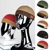 Unisex Beanies Without Visor Splicing Corduroy Docker Cap Landlord Hat Adjustable Brimless Hat Hip Hop Casual Dome Melon Cap