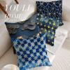 Geometric blue pillowcasesSuitable for sofa car bedroom decorative cushion cover pillow cover