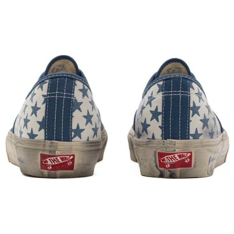 Bianca Chandôn x Vans Authentic VLT LX Stressed Navy Zapatillas Unisex Azul Blanco VN0A4CS4NUT