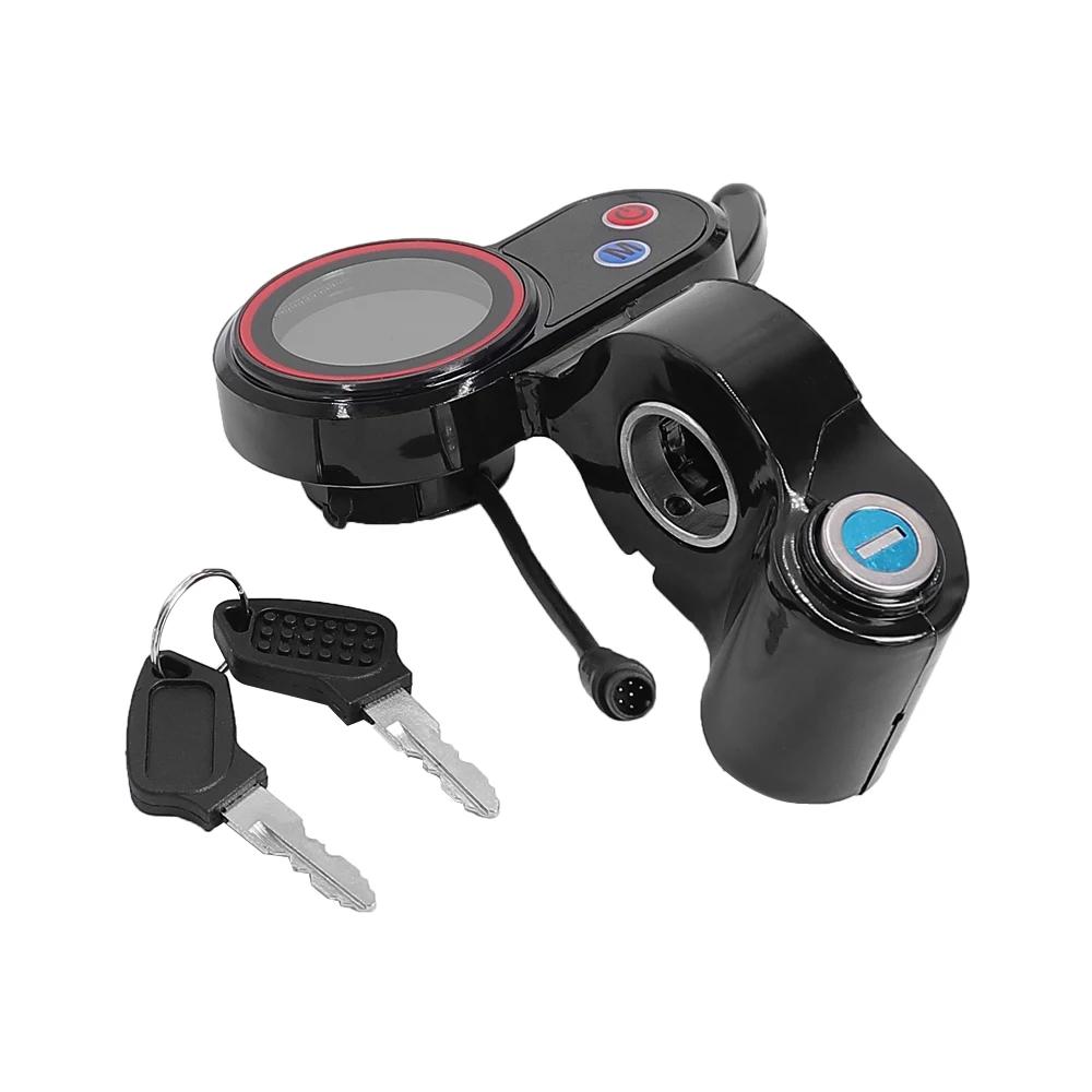 Wyświetlacz LCD do hulajnogi elektrycznej Hitway H5 Kickscooter 6-pinowy wyświetlacz z blokowanym instrumentem panelu sterowania akcesoria