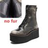 Fashion AIYUQI Women Ankle Boots Genuine Leather 2025 New Platform High Heel Short Boots Female Non-slip Large Size Women Winte Boots