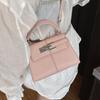 Portable Small Square Bag 2025 New Simple Retro Women's Bag Fashionable Versatile Niche Simple Commuter Messenger Bag