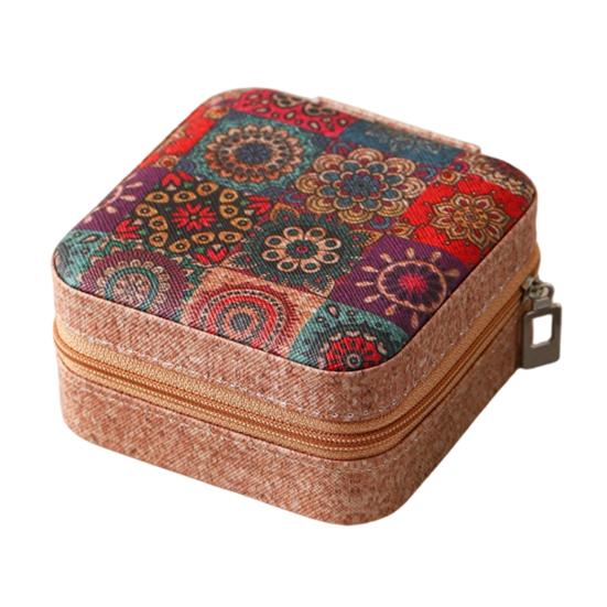 Vintage Jewelry Box, with Soft Interior Organizer, Lightweight Portable Travel Storage Case for Rings Earrings Necklaces