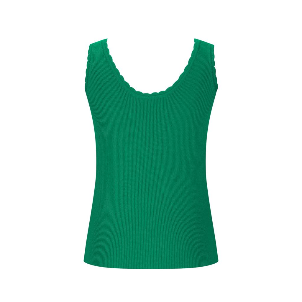 Tops de Tirantes de Punto de Verano para Mujer Tops Camisetas sin Mangas con Cuello Cuadrado para Dama