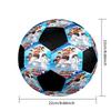 Soccer Ball Colorful Machine Stitched PVC Size 5 Team Training Competition Ready Durable High-Bounce Cool Sports Gift