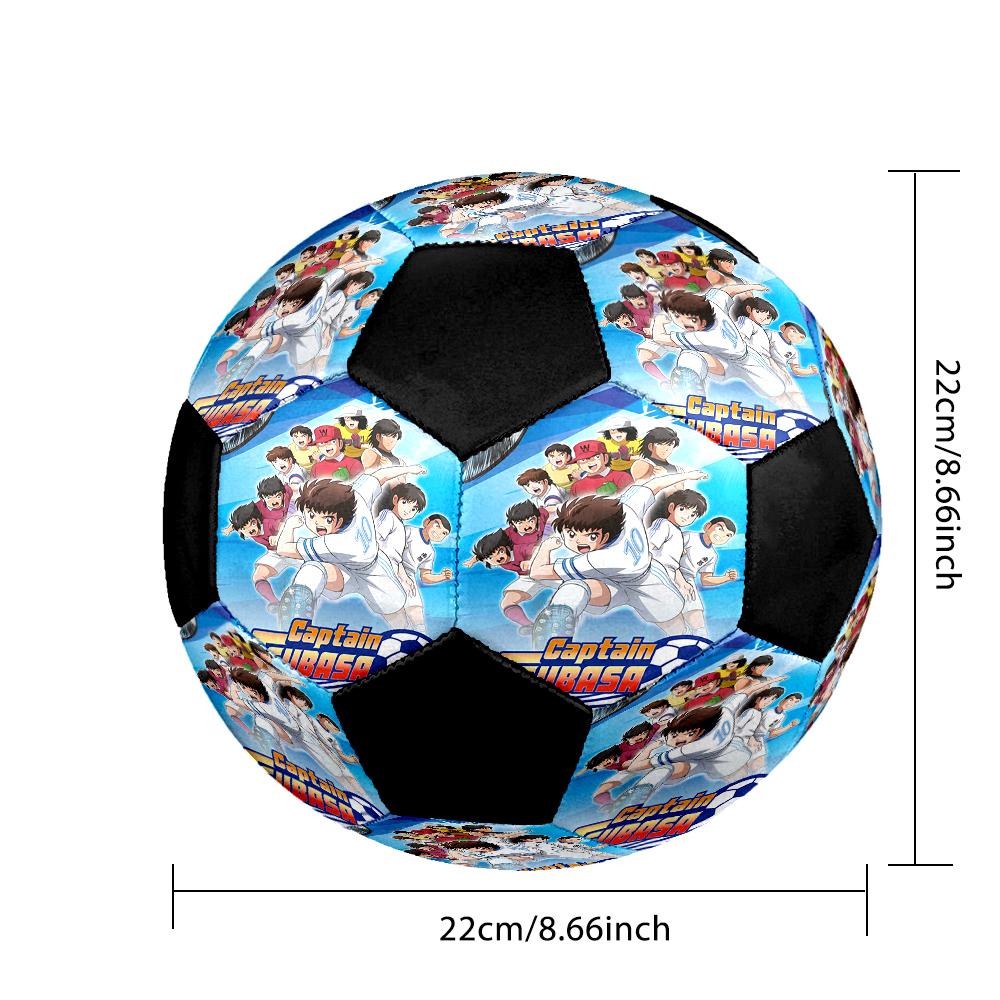 Soccer Ball Colorful Machine Stitched PVC Size 5 Team Training Competition Ready Durable High-Bounce Cool Sports Gift