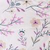 Bedding set 160x200 JERSEY 100% COTTON flowers duvet cover + pillowcases