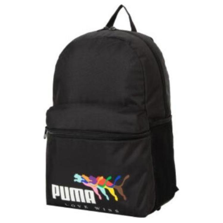 New PUMA Fabric Backpack Regular Unisex Black 090442-01