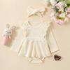 Fashion Collar Romper + Headband 2-Piece Set
