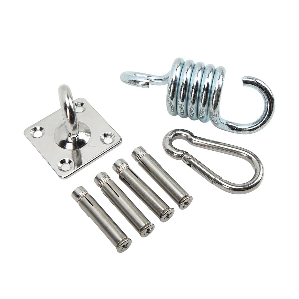 Hammock Hanging Kit Durable Wearable Stainless Steel Firm Connection Convenient Practical Hardware for Home