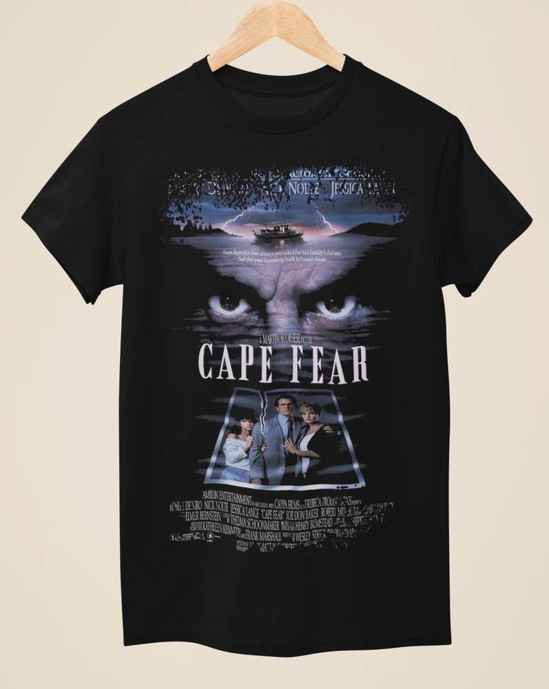Cape Fear Movie Poster Inspired Unisex Black TShirt