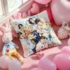 Kpop SSSStray KidsSS Cushion Cover Pattern Printed Pillowcase for Living Room Sofa Cushion Cover  Bedroom Decor