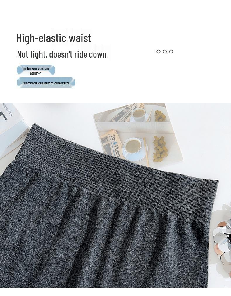 High Waist Women's Slimming Leggings - Solid Color, Versatile, Autumn Fashion, Plus Size Available