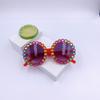 Children 2-10 Years Old Round Frame Sunglasses Fashion Frame Cartoon Personalized Sunglasses Fashion Sunglasses
