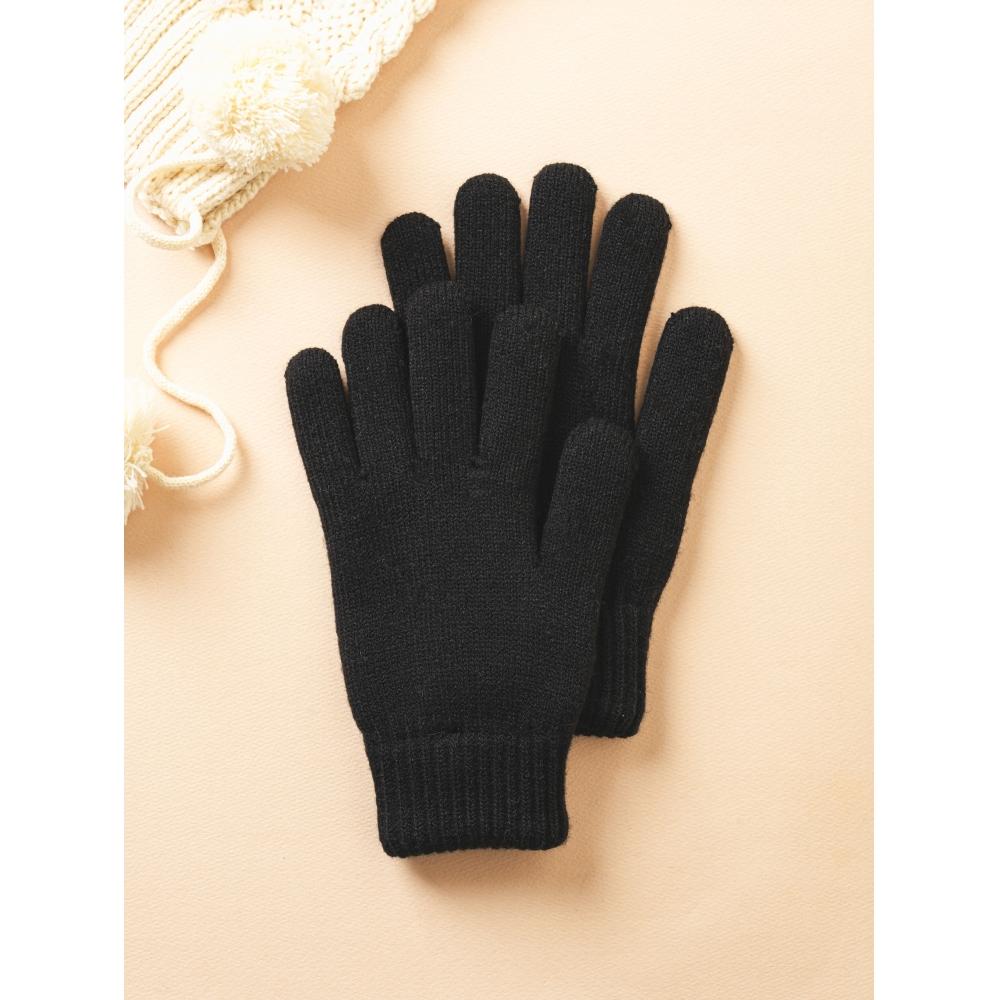 

Перчатки Daiso Dotome однотонные черные
