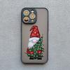 Coque de téléphone Arbre de Noël Joyeux Père Noël Pour iphone 15 14 13 12 11 Pro Max Mini XS XR X 8 Plus Paysage Coques Arrière Anti-Choc