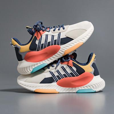 2025 Spring New Sport Shoes  for Women Men Shoes Fashion Lace Up Retro Casual Sneakers Retro Couple Platform Mesh Running Shoes