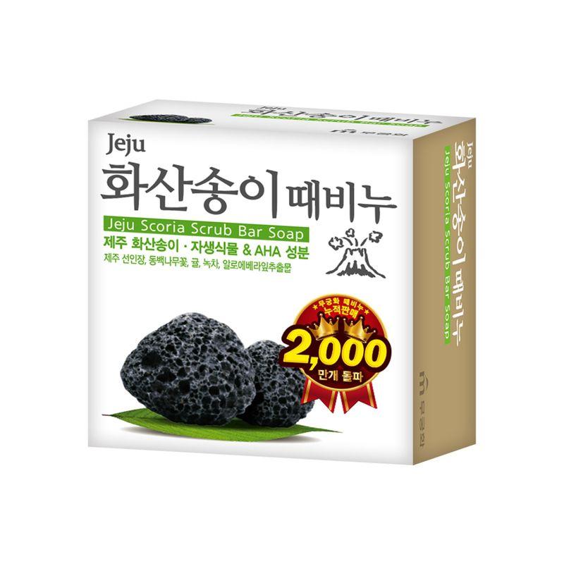 Jeju Scoria Scrub Bar Soap 100g X 24 Ct