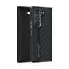 Carbon Fiber Business Case For Samsung Galaxy Z Fold 7 6 5 Invisible Magnetic Wireless Charging Slim Anti-Drop Protective Cover
