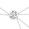 3/4 Pcs Star Moon Chain Best Friend Pendant Necklace Bff Sister Friendship Choker Men And Women Party Jewelry Accessories Gift