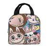 Picnic Bag For Primary And Secondary School Students Lunch Bag Cartoon Animation Printed Thermal Insulation Bag