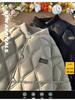 Men's Diamond Quilted Cotton Bomber Jacket - Versatile Hong Kong & College Style Winter Outerwear