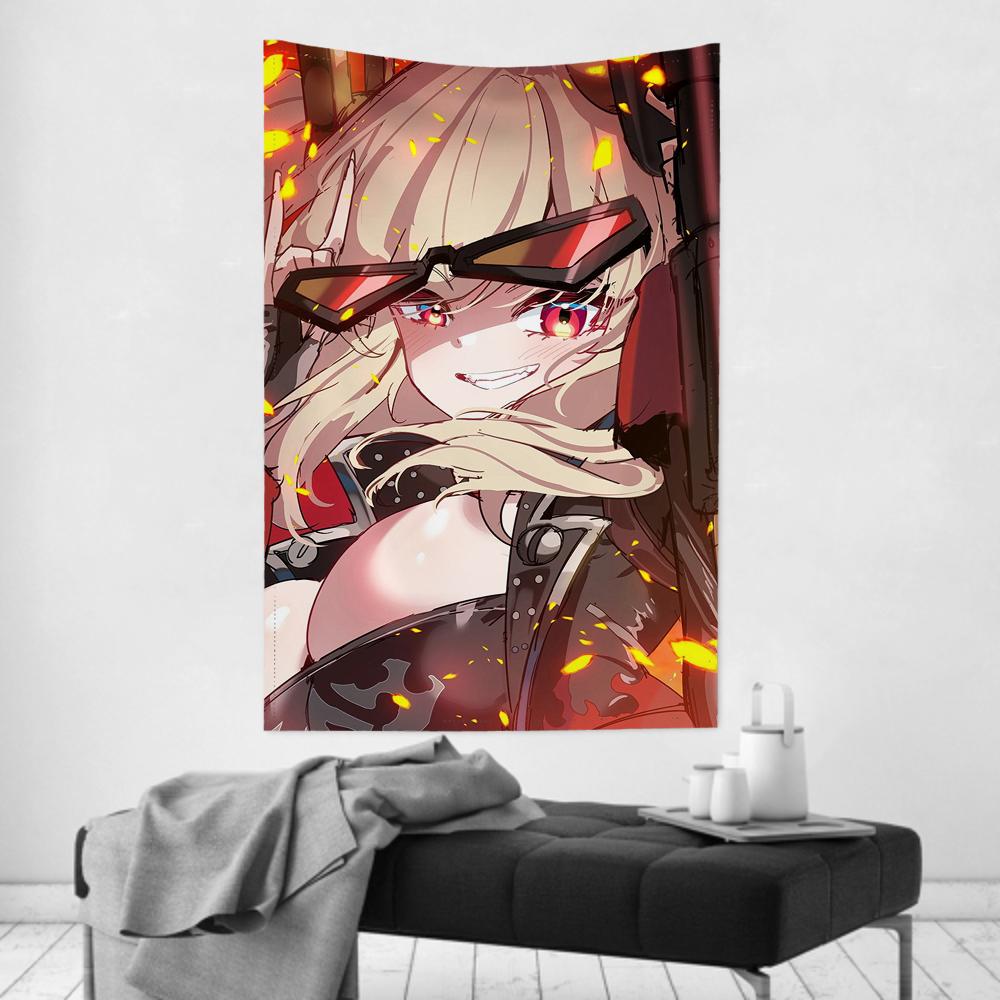 Bernice Animated Game Zenless Zone Zero Tapestry Room Decor Wall Cloth Party Hanging Background Room Decor Baby Room