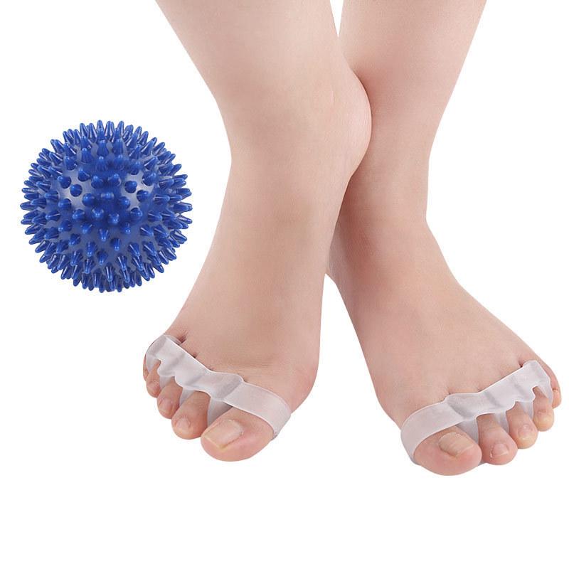 

Two-Piece Hallux Valgus Toe Separator and Big Toe Cover Set