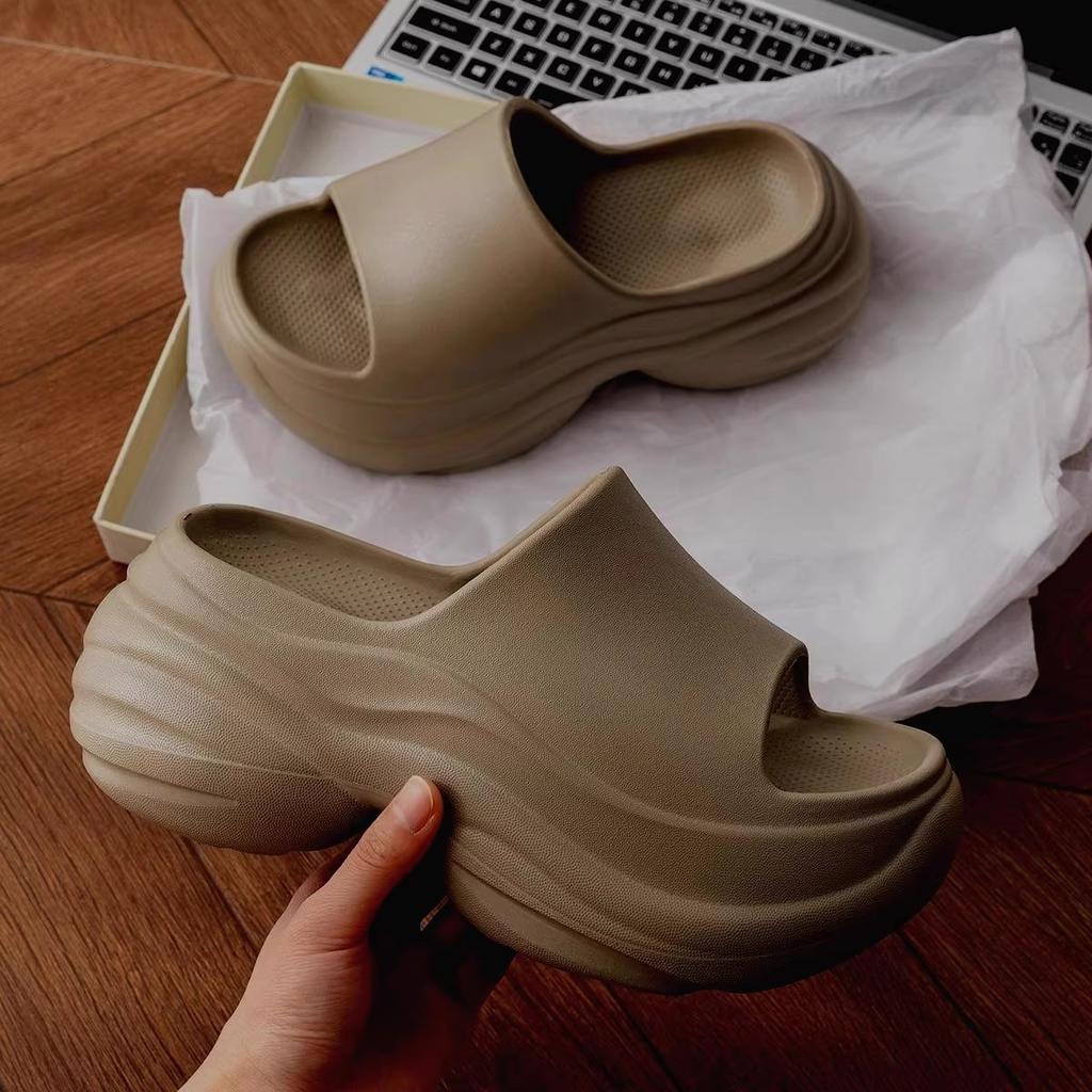 Cool Slippers Women Wear Thick Bottom Home Indoor Non-slip Non-smelly Feet Home Summer Bathroom Men