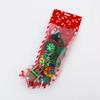 Cat Toy Christmas Stocking Shape Set Plush Gift for Pets with Knotted Rope Toy Cat Toy Interactive Stick Feather Wand Toys Gift