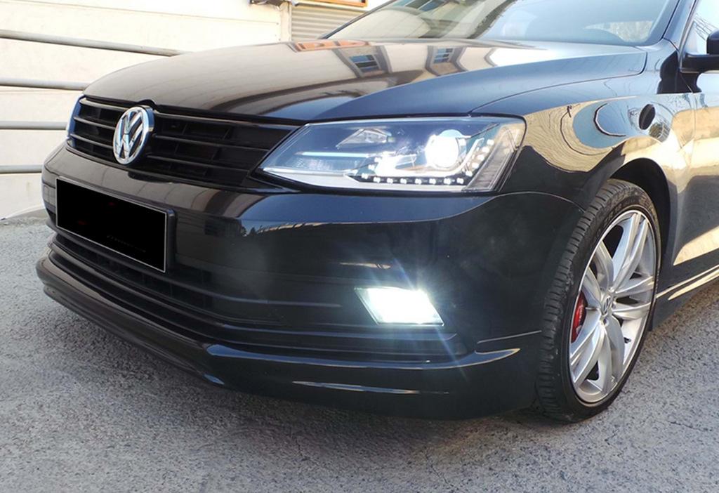 

Передняя Lip накладка DPT V-1 (2014-2018, черный глянец) для Volkswagen Jetta