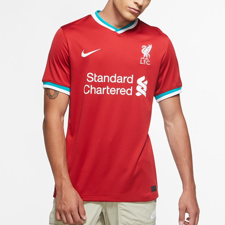 Nike Liverpool Home Match Jersey, Salah Fan Edition Men Jerseys Red CZ2636-687