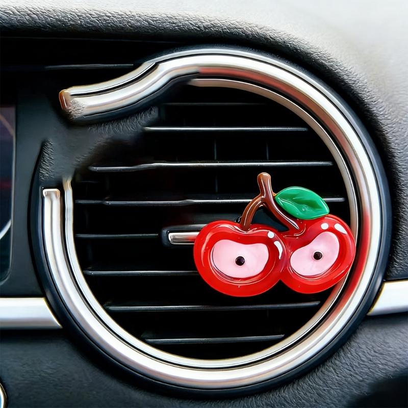 Car Air Fresheners Lovely Fruit Charms Car Diffuser Clip Decors Automotive Air Outlet Car Perfume Decoration