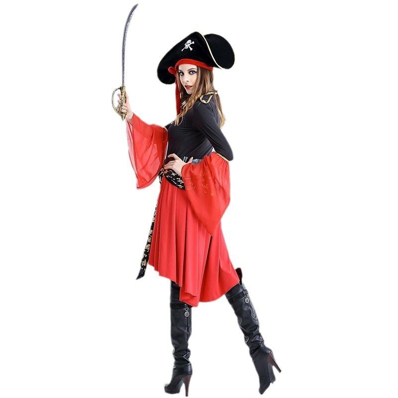Halloween Pirates of the Caribbean Drama Costume Adult Female Pirate Costume Cosplay Costume