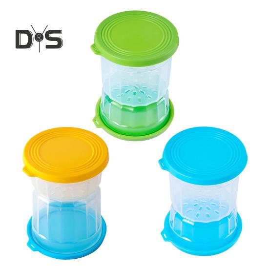 Hourglass Pickle Jar Pickle Juice Separator Food Grade BPA Free Leak Resistant Airtight Pickle Organizer Storage Jar