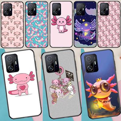 Süße Tier Axolotl Hülle Für Xiaomi 14T Pro 13T 11T 12T 13 14 15 Ultra POCO X7 Pro X3 X5 X6 M6 F5 F6 Pro Abdeckung