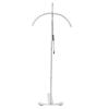 26in LED Floor Light Kit Color Temperature Brightness Adjustable Half Moon Lamp with Stand for Beauty Facial Care Video