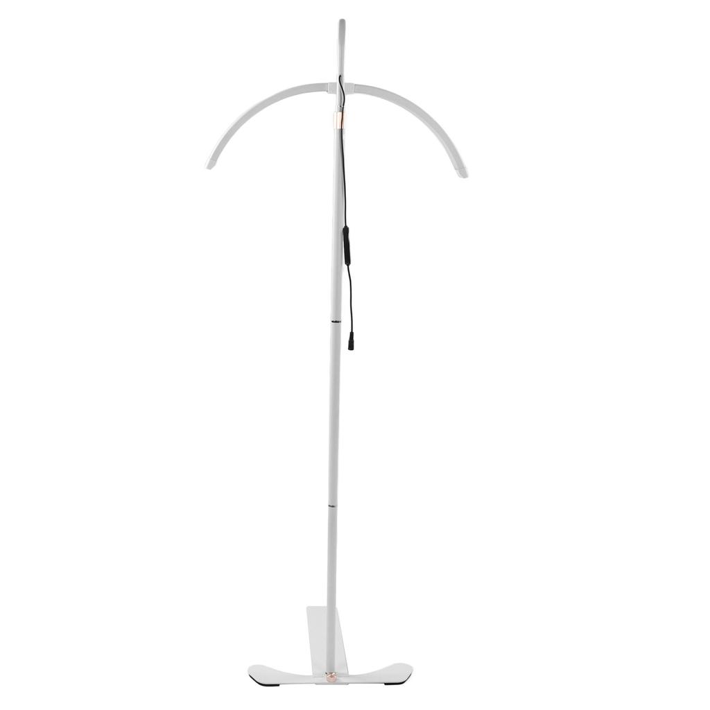 26in LED Floor Light Kit Color Temperature Brightness Adjustable Half Moon Lamp with Stand for Beauty Facial Care Video