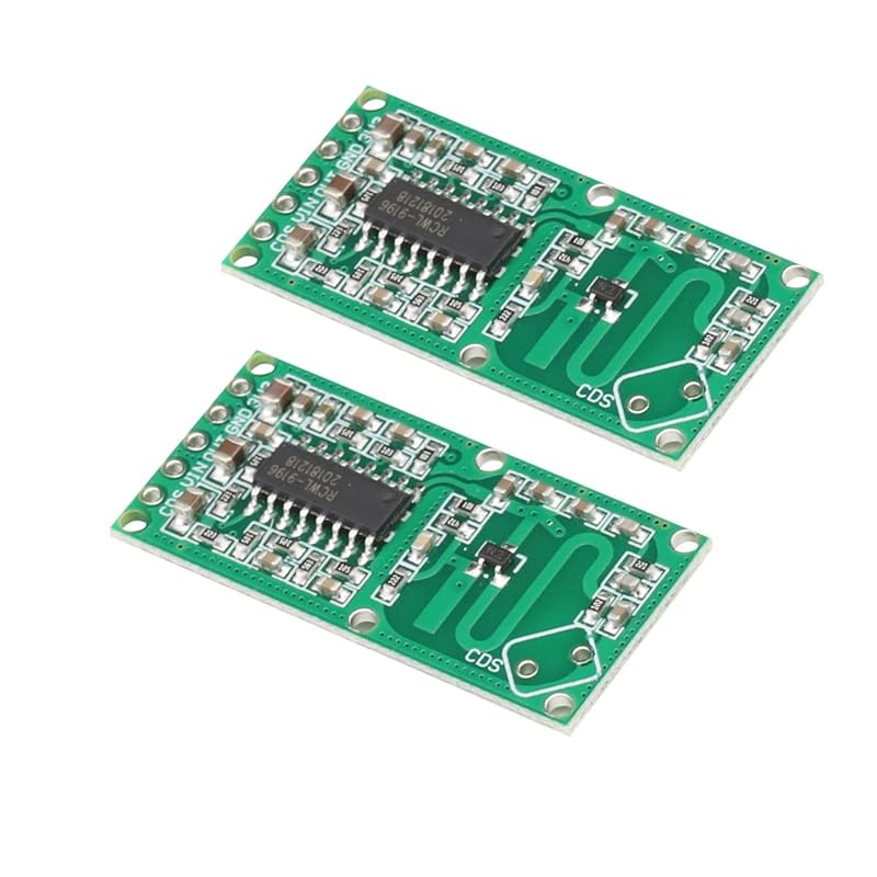 2PCS RCWL-0516 Microwave Radar Induction Module Sensor Switch Module Intelligent Induction Switch Module Human Detection Sensor Body Sensor