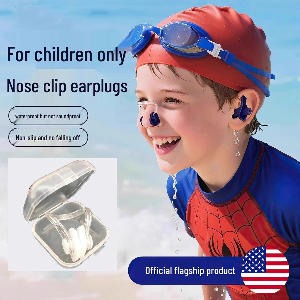 Children's Waterproof Nose Clip for Swimming and Diving - Anti-Choking Design, Professional Grade