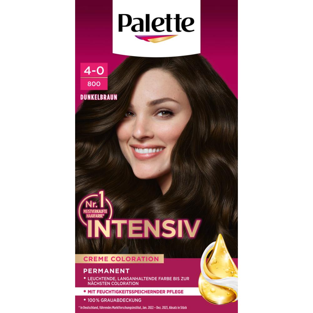 1 Poly Palette Hair Dye Coloration 800 Dark Brown