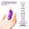 Silicone Finger Bullet Shape Dildo Vibrator Women Sex Toy G Spot Massager Stick
