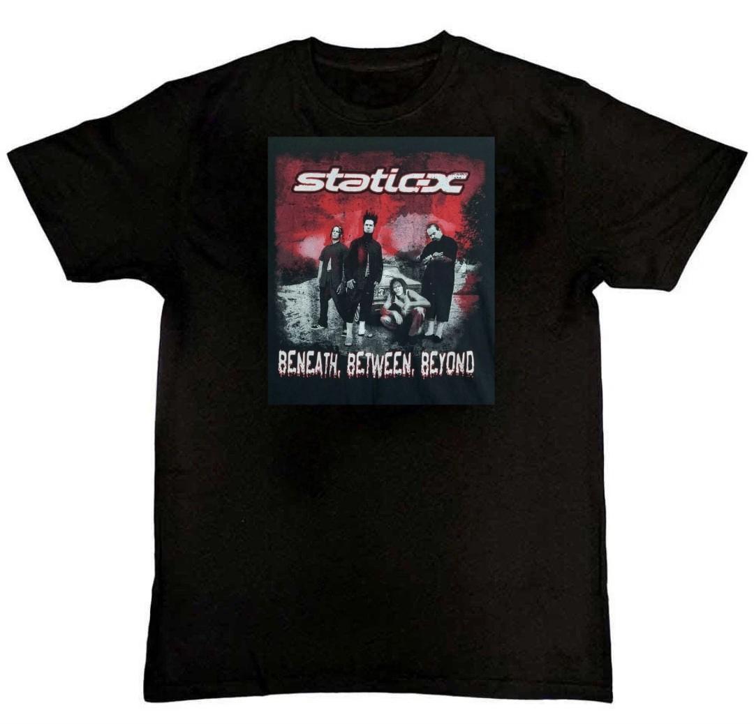 STATIC-X Band Graphic Print Mens T-Shirt XXXL
