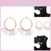 Sequin Flower Colorful Earrings In Alloy For Trendy And Style Creative