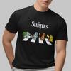 The Starters Pokemon Parodi T-shirt Sjov Abbey Road Grafisk T-shirt Unisex Gamer