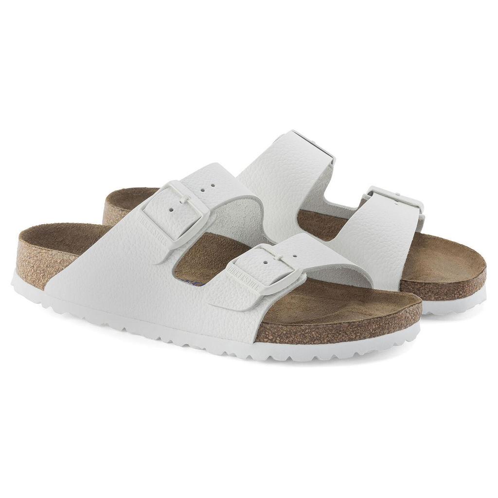 Birkenstock Arizona Soft Footbed Slide Slippers Unisex White 1024945