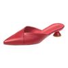 Mode Damen Hausschuhe Und Damen Sandalen Leder Berufs Schuhe Spitz Zehen Pantoletten Slides Sexy Mit Premium
